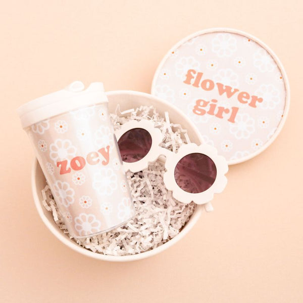 Flower Girl-Sip Cup (Personalized)