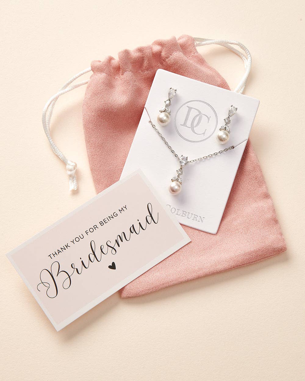 Kelsey Pearl Drop Bridesmaid Gift Set