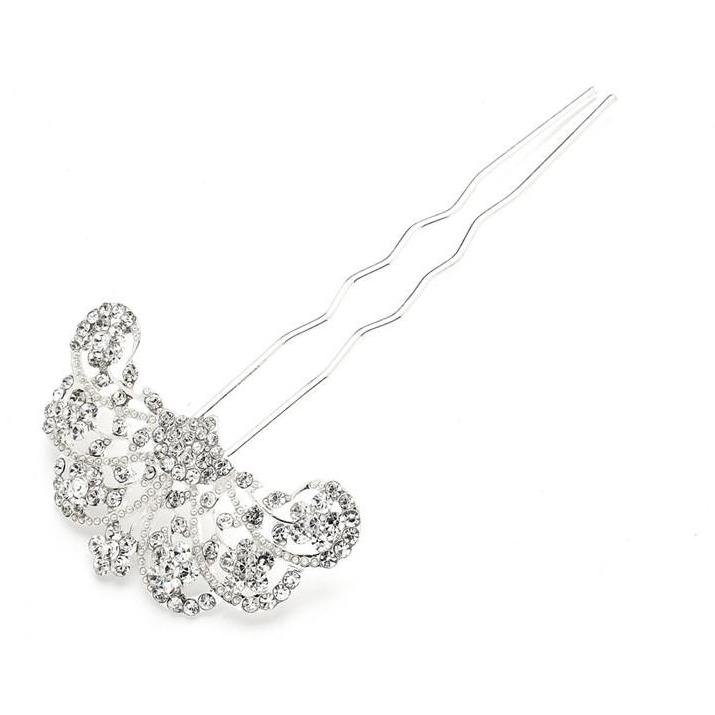 Glamorous Gatsby Fan Shaped Hair Stick Bride Savvy LLC Your Bride Box