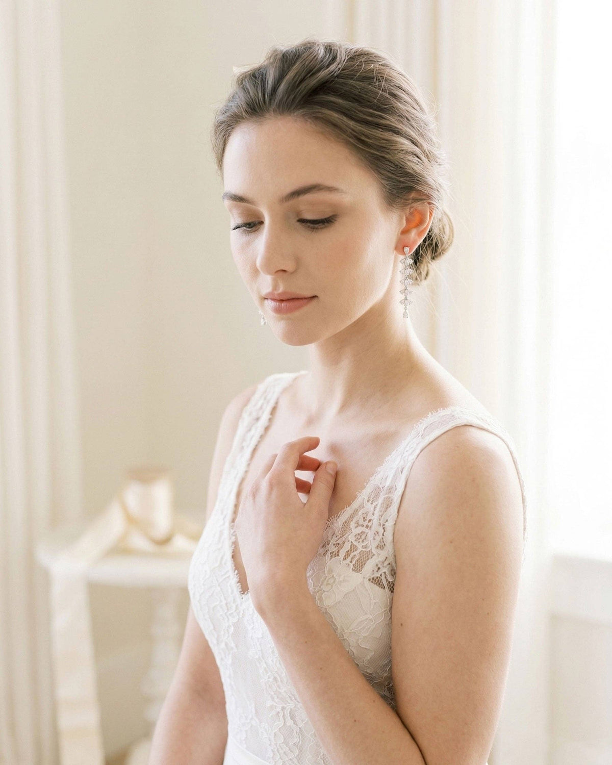 Crystal Cascade Earrings