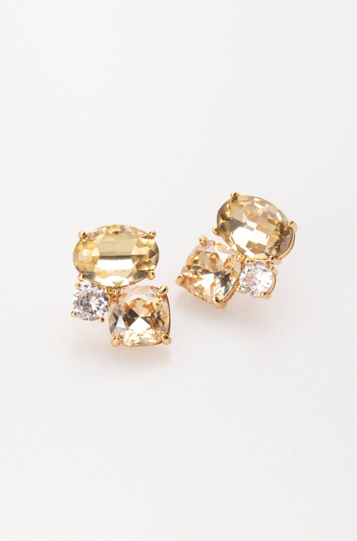 Skylar Crystal Post Earring