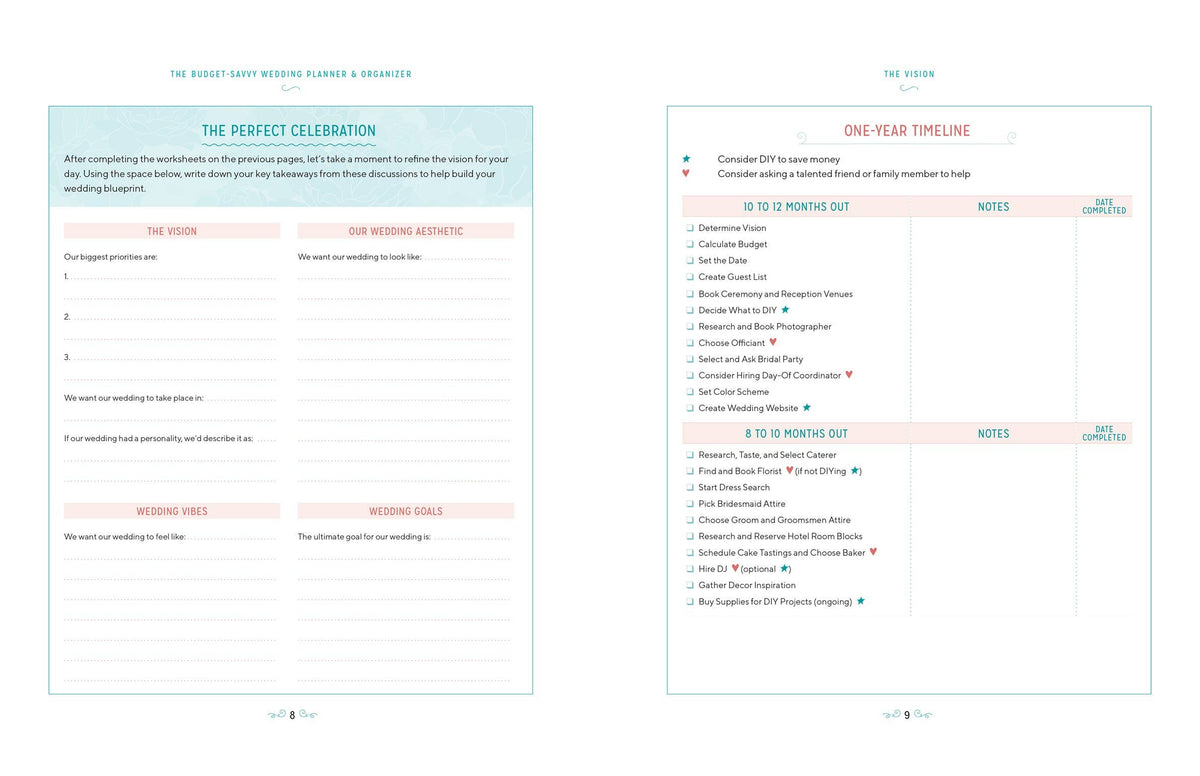Budget-Savvy Wedding Planner & Organizer (Binder Edition)