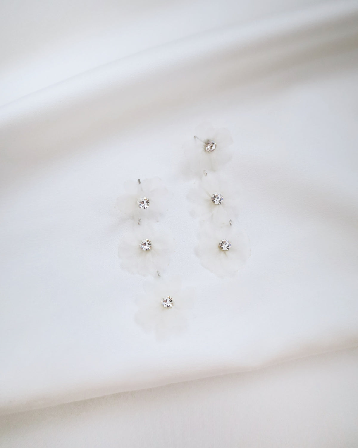 Organza Blossom Earrings