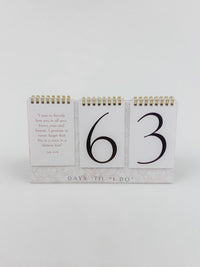 Wedding Countdown Calendar