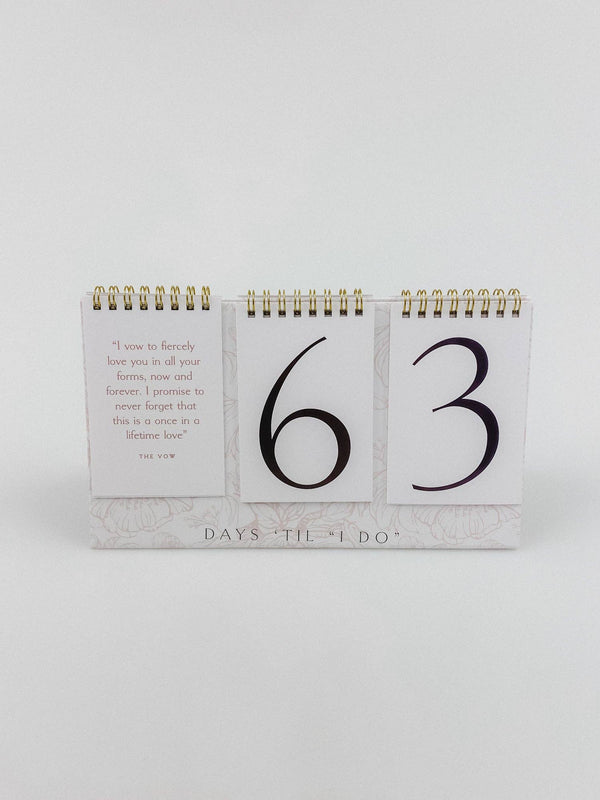 Wedding Countdown Calendar