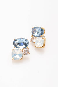 Skylar Crystal Post Earring