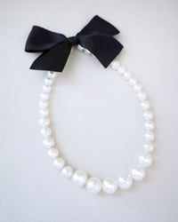 Pearl Bow Necklace