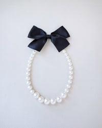 Pearl Bow Necklace