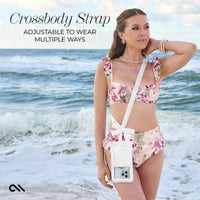 Ivory Pearl Bow Waterproof Floating Pouch