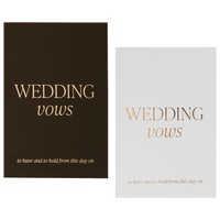 Wedding Vows Booklet Set - Wedding Gifts & Cards
