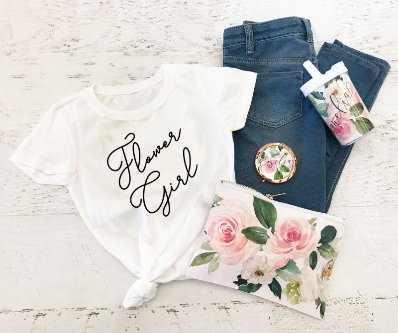 Flower Girl Foil T-shirt
