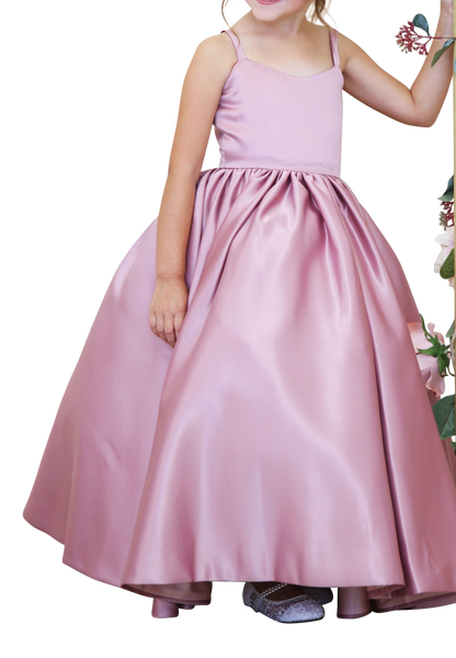 Satin Petal Gown