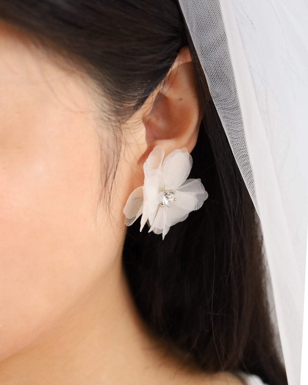 Sheer Petal Earrings
