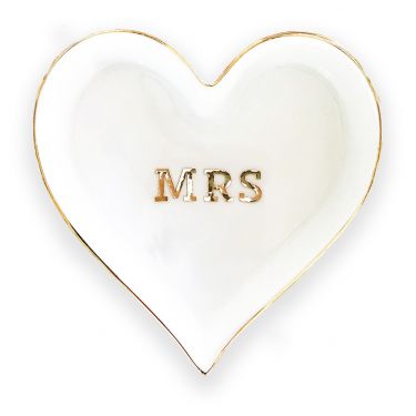 Best Wishes Heart Ring Dish