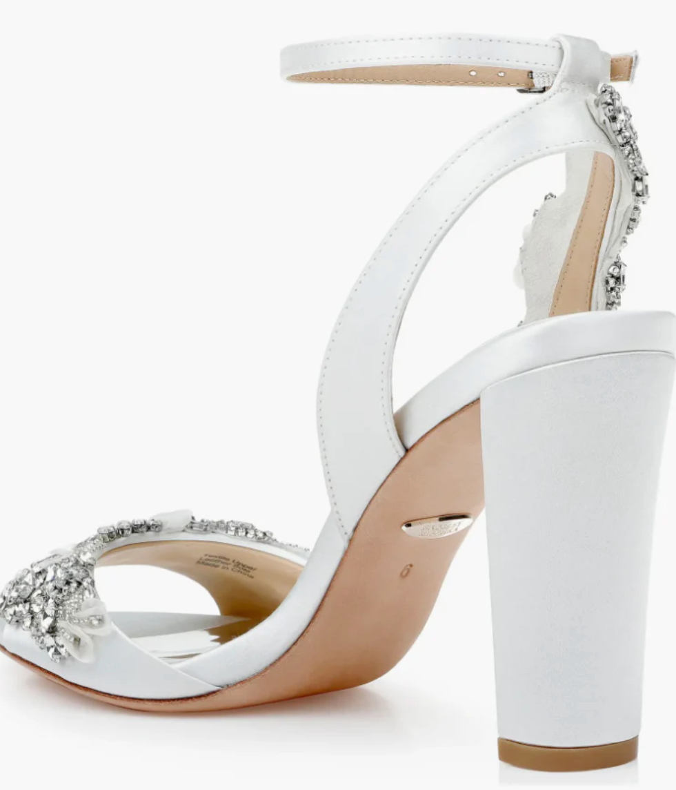 Badgley Mischka Libby - White Satin