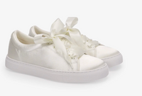 Kailee P Lucy - Satin Wedding Platform Sneakers