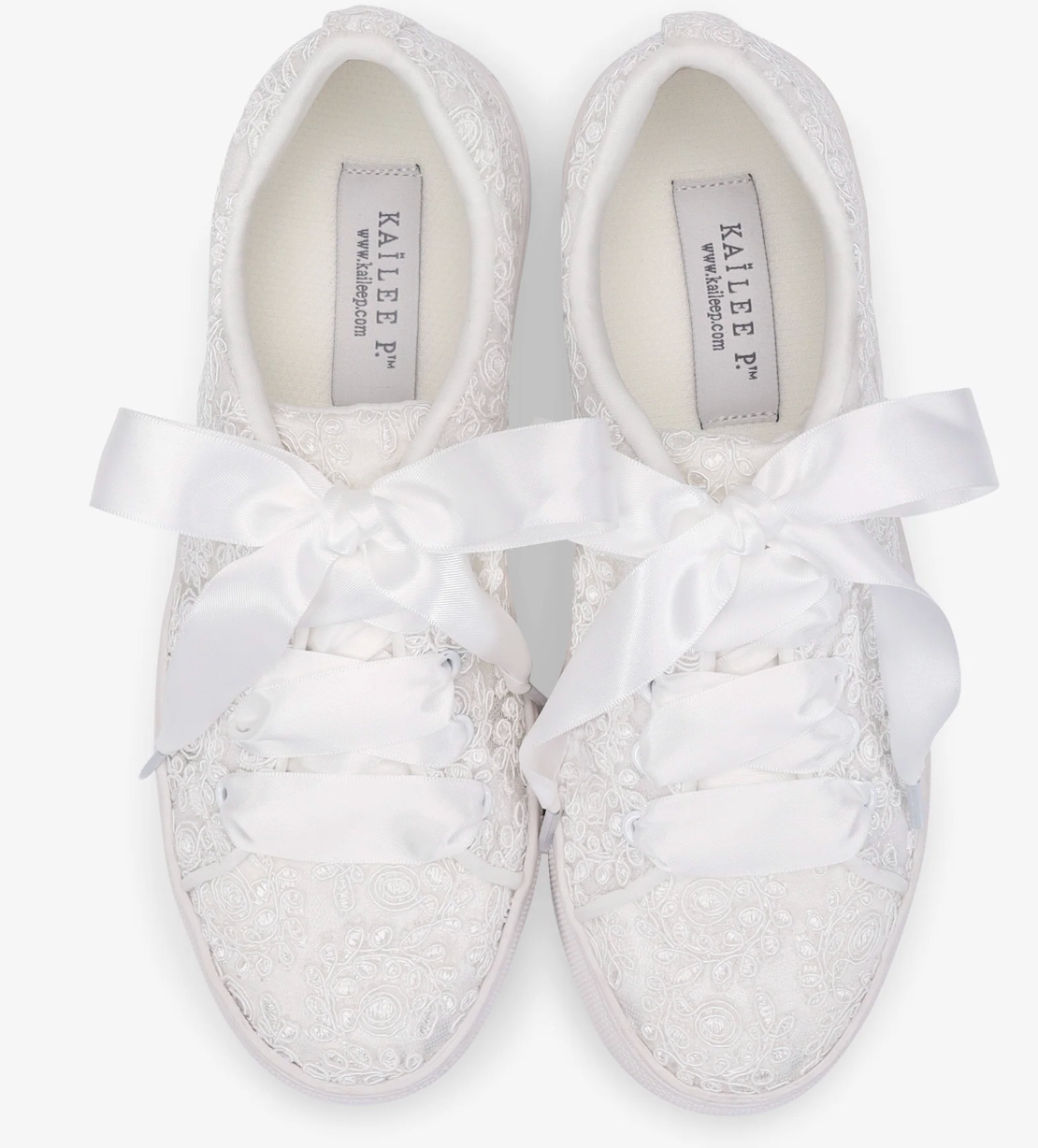 Kailee P Gia - Crotchet Wedding Platform Sneakers