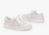 Kailee P Gia - Crotchet Wedding Platform Sneakers