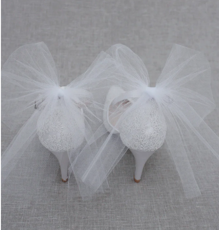 Kailee P Eva Lace - Tulle Bow