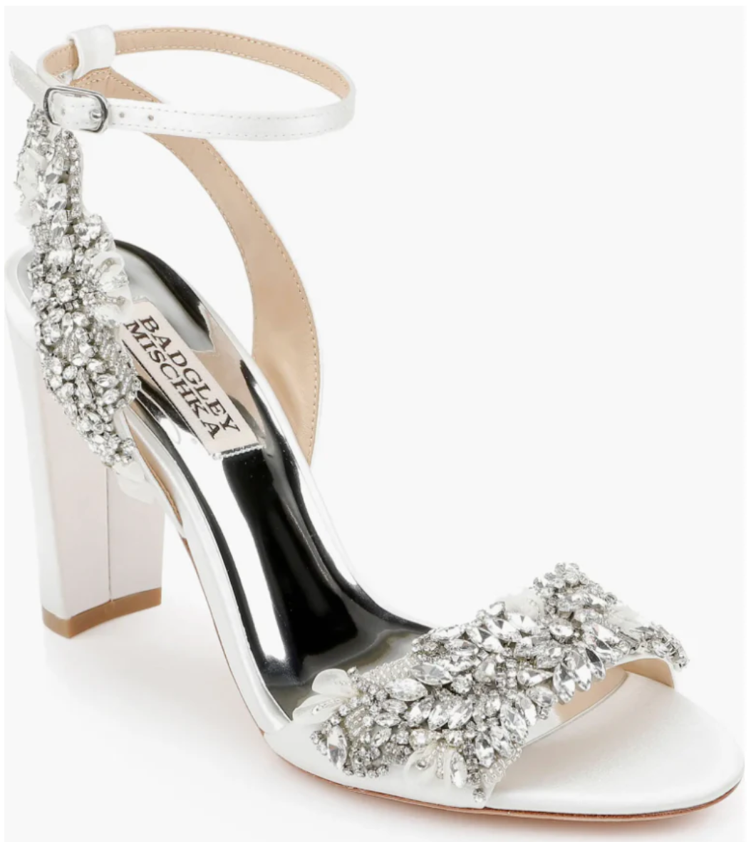 Badgley Mischka Libby - White Satin