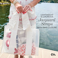 Case-Mate Ivory Pearl Bow Jelly Tote Bag