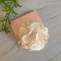 Chiffon Petals Rosette Tie necklace