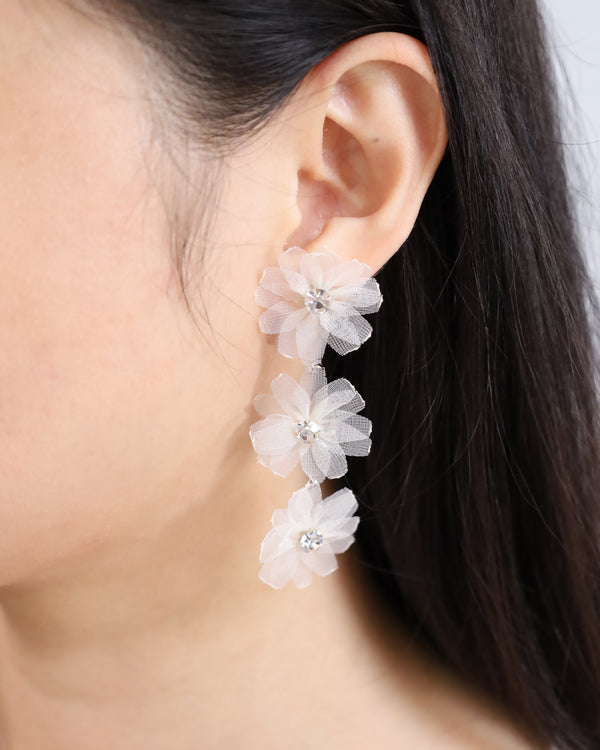 Organza Blossom Earrings