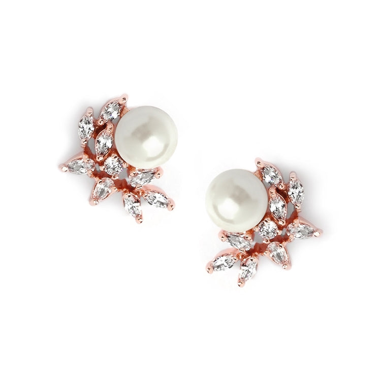 Crescent Stud Earrings