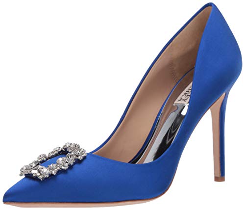 Badgley Mischka Women s Cher Pump Electric Blue 5 M US Bride Savvy LLC Your Bride Box