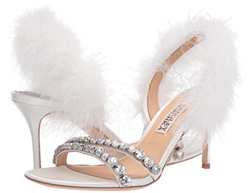Badgley Mischka Harley Feather Sandal
