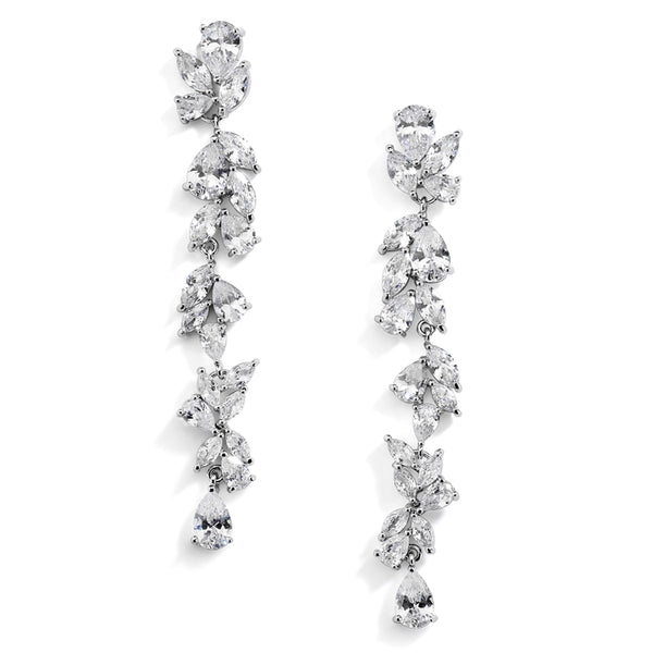 Deborah Drop Cluster Earrings