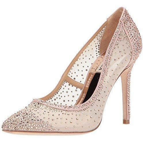 Bride Savvy LLC -Your Bride Box Badgley Mischka Women's Weslee Pump, Blush, 5.5 M US
