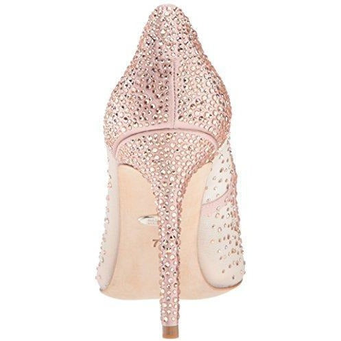 Bride Savvy LLC -Your Bride Box Badgley Mischka Women's Weslee Pump, Blush, 5.5 M US