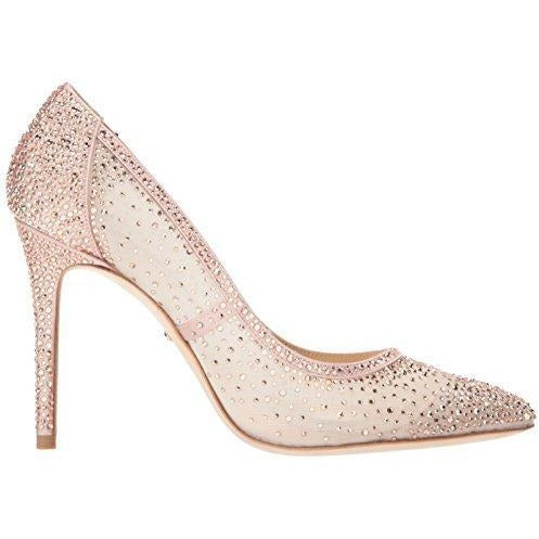 Bride Savvy LLC -Your Bride Box Badgley Mischka Women's Weslee Pump, Blush, 5.5 M US