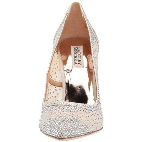 Bride Savvy LLC -Your Bride Box Badgley Mischka Women's Weslee Pump, Ivory, 9 M US