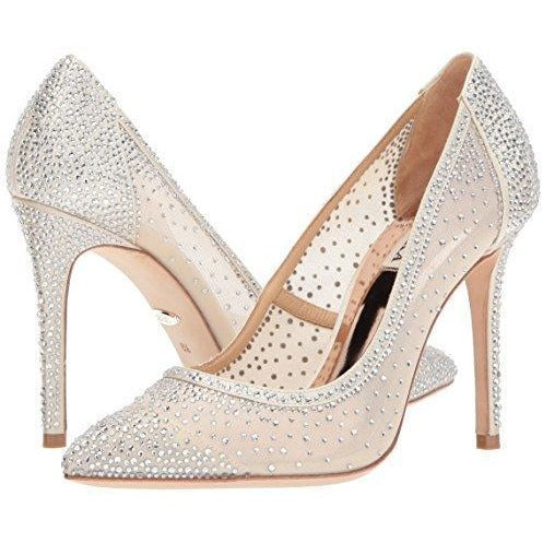 Bride Savvy LLC -Your Bride Box Badgley Mischka Women's Weslee Pump, Ivory, 9 M US