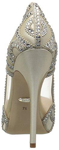 Bride Savvy LLC -Your Bride Box Badgley Mischka Women's Witney Pump, Ivory, 5 M US