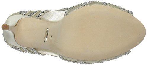 Bride Savvy LLC -Your Bride Box Badgley Mischka Women's Witney Pump, Ivory, 5 M US