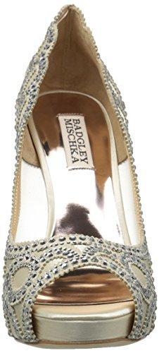 Bride Savvy LLC -Your Bride Box Badgley Mischka Women's Witney Pump, Ivory, 5 M US