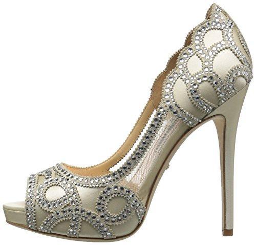 Bride Savvy LLC -Your Bride Box Badgley Mischka Women's Witney Pump, Ivory, 5 M US