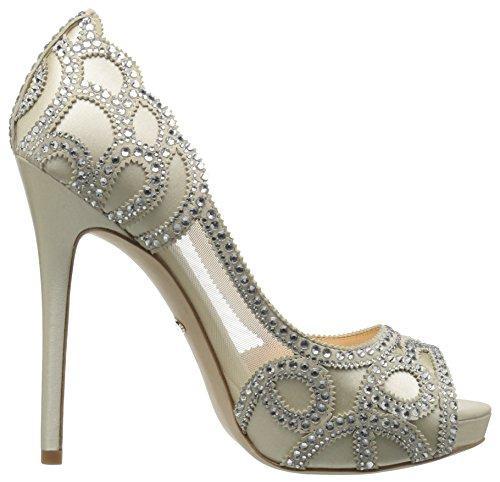 Bride Savvy LLC -Your Bride Box Badgley Mischka Women's Witney Pump, Ivory, 5 M US
