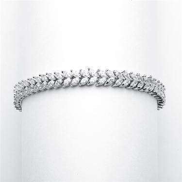Bride Savvy LLC -Your Bride Box Double Marquis Red Carpet Bracelet
