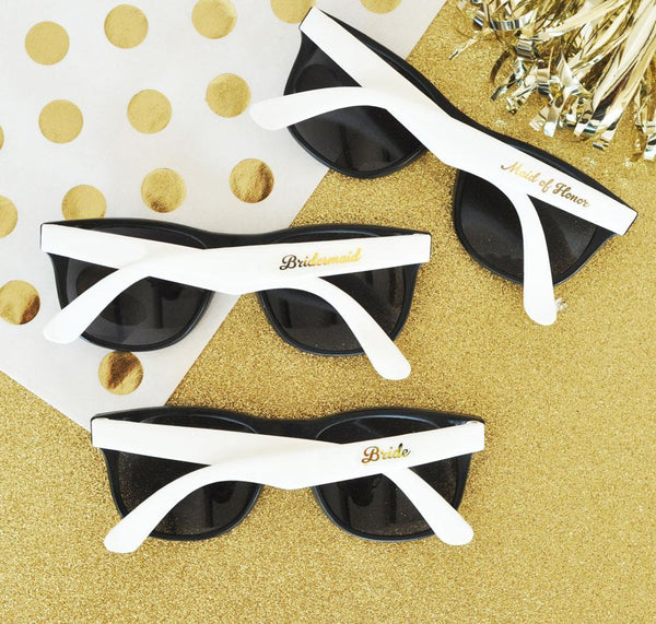 Bride Savvy LLC -Your Bride Box gifts Bridal Party Sunglasses (Set of 6)