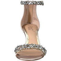 Bride Savvy LLC -Your Bride Box Jewel Badgley Mischka Women's Caroline Dress Sandal, Champagne, 5.5 M US