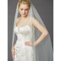 bridebox Viels Exquisite Cathedral Veil with Crystal, Pearl and Beaded Edging