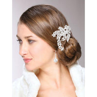 Marielle Hair Embelishments Art Nouveau Crystal Bridal Hair Clip