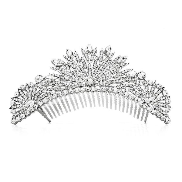 Marielle Hair Embelishments Gia Crystal Deco Tiara Comb