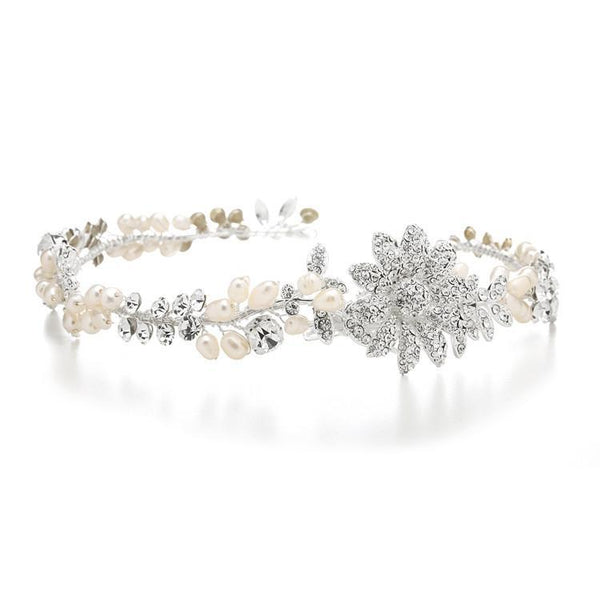 Marielle Headbands Daisy Freshwater Pearl Headband