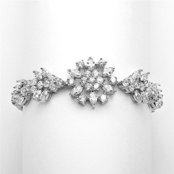 Marielle Jewelry Marquis Cluster  Bracelet