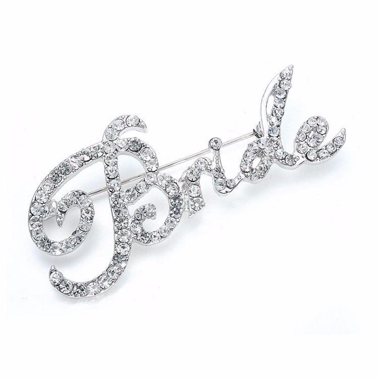 Marielle Pins Crystal "Bride" Pin